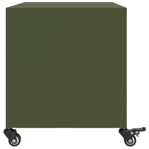 TV ormarić maslinastozeleni 68 x 39 x 43,5 cm čelični - Zelena 1 Cijena