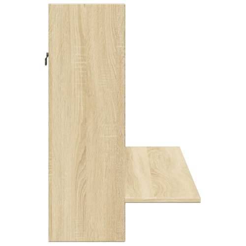 Zidni radni stol boja hrasta sonome 105x48x75 cm drveni - sonoma hrast Cijena