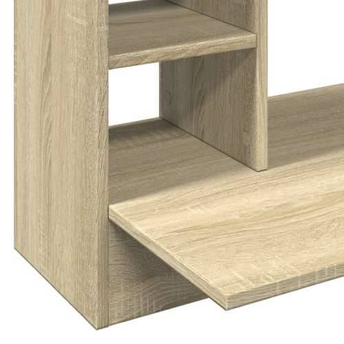 Zidni radni stol boja hrasta sonome 105x48x75 cm drveni - sonoma hrast Cijena
