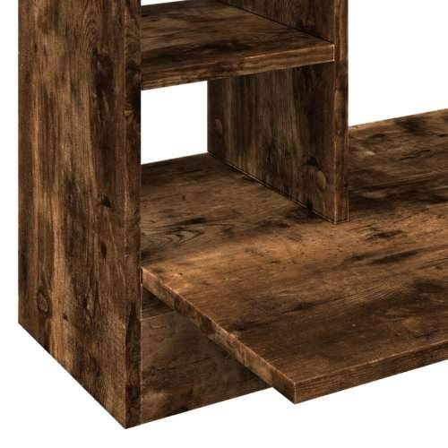 Zidni radni stol boja dimljenog hrasta 105x48x75 cm drveni - Dimljeni hrast Cijena