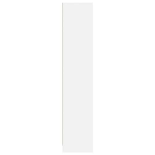 Regal za knjige bijeli 57 x 28,5 x 107,5 cm konstruirano drvo - Bijela 1 107.5 cm Cijena