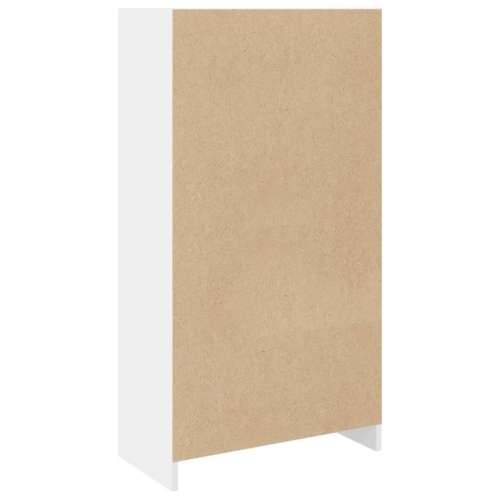 Regal za knjige bijeli 57 x 28,5 x 107,5 cm konstruirano drvo - Bijela 1 107.5 cm Cijena