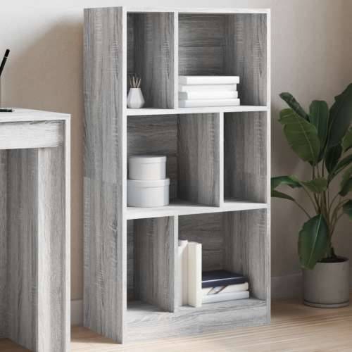 Regal za knjige boja hrasta 57x28,5x107,5 cm konstruirano drvo - Sivi hrast sonoma 1 107.5 cm Cijena