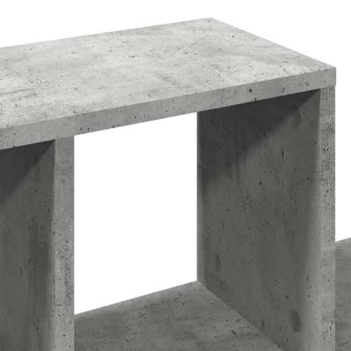 Zidna polica siva boja betona 100 x 20 x 53 cm drvena - Beton siva 1 Cijena