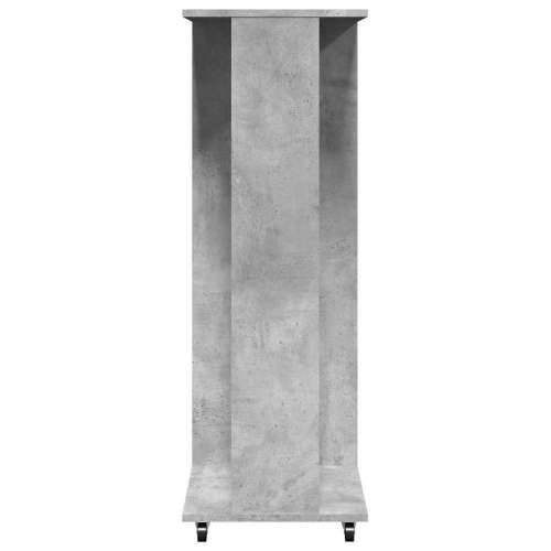 Ormar s kotačima boja betona 102x38x110 cm konstruirano drvo - Beton siva 1 Cijena