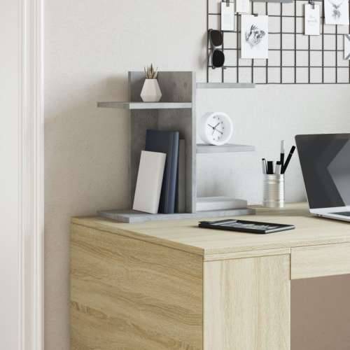 Organizator za stol boja betona 42x21,5x42 cm konstruirano drvo - Beton siva Cijena