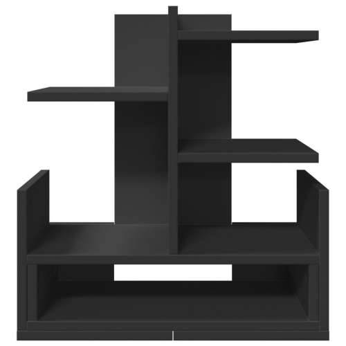 Organizator za stol crni 49 x 20 x 52,5 cm konstruirano drvo - Crna Cijena