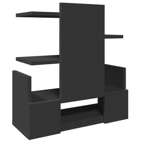 Organizator za stol crni 49 x 20 x 52,5 cm konstruirano drvo - Crna Cijena
