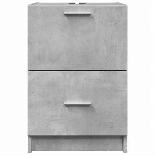 Ormarić za Lavabo - Umivaonik boja betona 40x37x59 cm konstruirano drvo - Beton siva 40 x 37 x 59 cm 1 Cijena