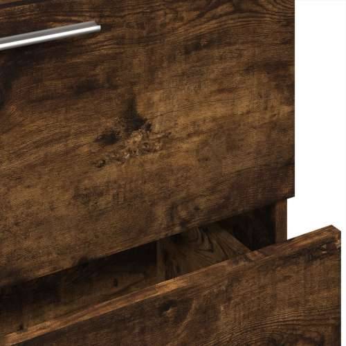 Ormarić za Lavabo - Umivaonik boja dimljenog hrasta 59x37x59 cm drveni - Dimljeni hrast 59 x 37 x 59 cm 1 Cijena