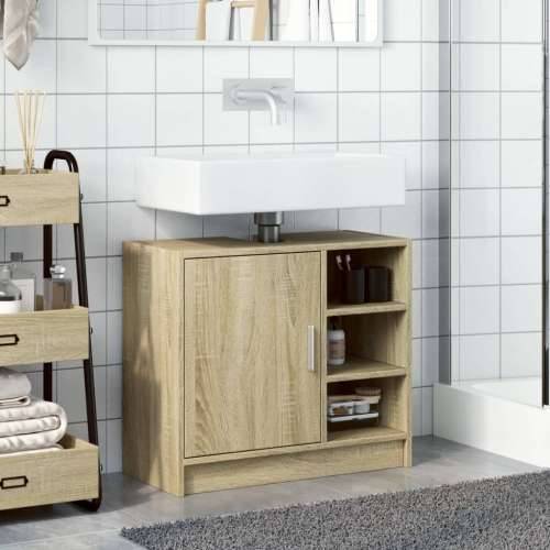 Ormarić za Lavabo - Umivaonik boja hrasta 63x29x55 cm konstruirano drvo - sonoma hrast 63 x 29 x 55 cm 1 Cijena