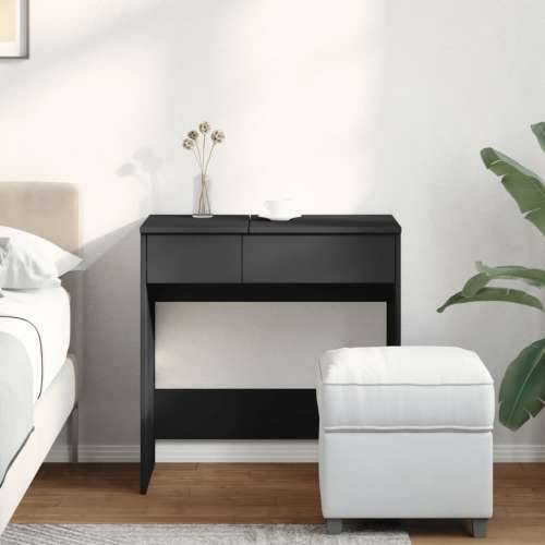 Toaletni stolić s ogledalom crni 73 x 46,5 x 120 cm - Crna 1 Cijena