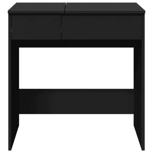 Toaletni stolić s ogledalom crni 73 x 46,5 x 120 cm - Crna 1 Cijena