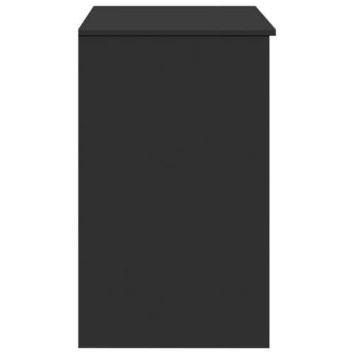 Toaletni stolić s ogledalom crni 73 x 46,5 x 120 cm - Crna 1 Cijena