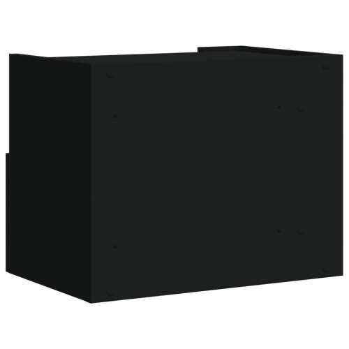Zidni noćni ormarić crni 45 x 30 x 35 cm - Crna 1 Cijena