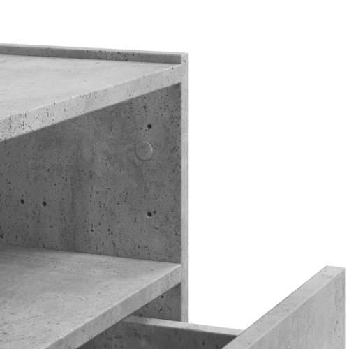 Zidni noćni ormarići 2 kom siva boja betona 45 x 30 x 35 cm - Beton siva 2 Cijena