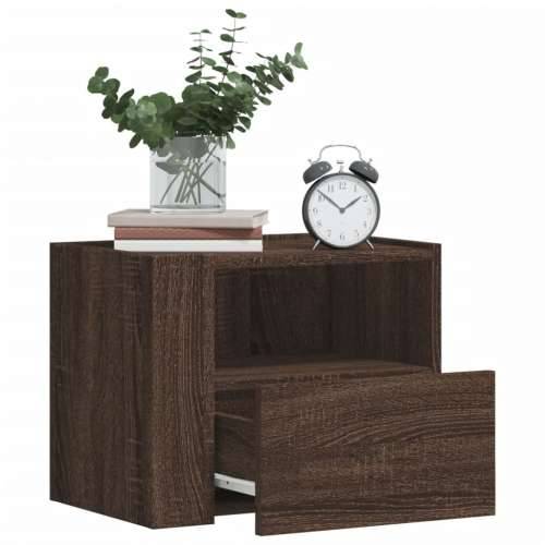 Zidni noćni ormarići 2 kom smeđa boja hrasta 45 x 30 x 35 cm - Smeđi hrast 2 Cijena