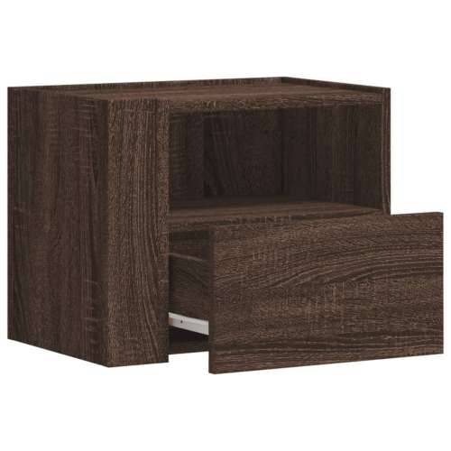 Zidni noćni ormarići 2 kom smeđa boja hrasta 45 x 30 x 35 cm - Smeđi hrast 2 Cijena