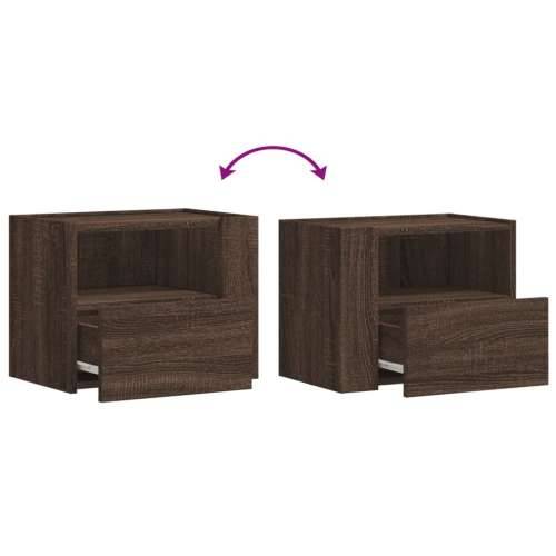 Zidni noćni ormarići 2 kom smeđa boja hrasta 45 x 30 x 35 cm - Smeđi hrast 2 Cijena