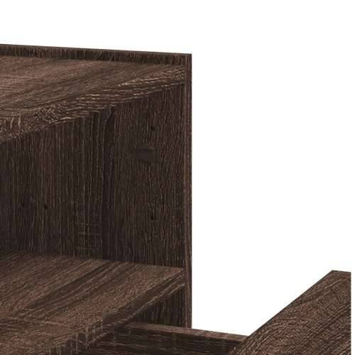 Zidni noćni ormarići 2 kom smeđa boja hrasta 45 x 30 x 35 cm - Smeđi hrast 2 Cijena