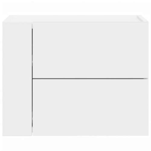 Zidni noćni ormarići 2 kom bijeli 45 x 30 x 35 cm - Bijela 2 Cijena