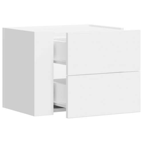 Zidni noćni ormarići 2 kom bijeli 45 x 30 x 35 cm - Bijela 2 Cijena