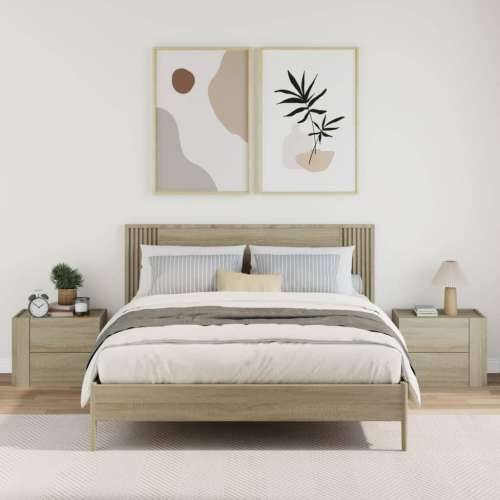 Zidni noćni ormarići 2 kom boja hrasta sonome 45x30x35 cm - sonoma hrast 2 Cijena