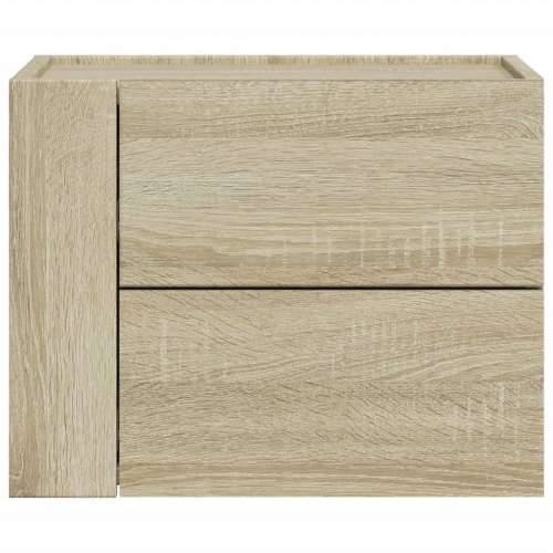 Zidni noćni ormarići 2 kom boja hrasta sonome 45x30x35 cm - sonoma hrast 2 Cijena