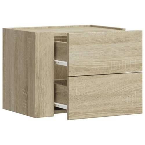 Zidni noćni ormarići 2 kom boja hrasta sonome 45x30x35 cm - sonoma hrast 2 Cijena