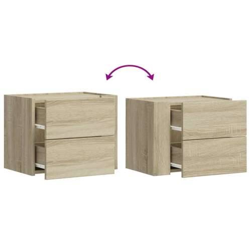 Zidni noćni ormarići 2 kom boja hrasta sonome 45x30x35 cm - sonoma hrast 2 Cijena