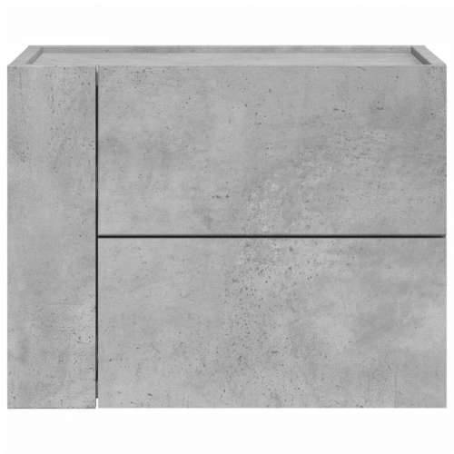 Zidni noćni ormarići 2 kom siva boja betona 45 x 30 x 35 cm - Beton siva 2 Cijena