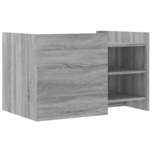 Stolić za kavu siva boja hrasta 80x50x50 cm konstruirano drvo - Sivi hrast sonoma 1 80 cm Cijena