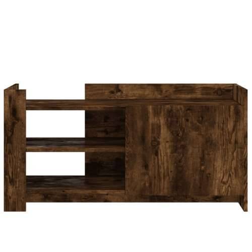 Stolić za kavu boja dimljenog hrasta 100 x 50 x 50 cm od drva - Dimljeni hrast 1 100 cm Cijena