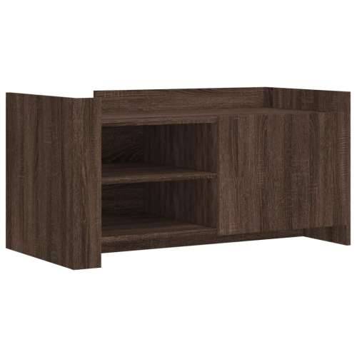 Stolić za kavu boja smeđeg hrasta 100 x 50 x 50 cm od drva - Smeđi hrast 1 100 cm Cijena