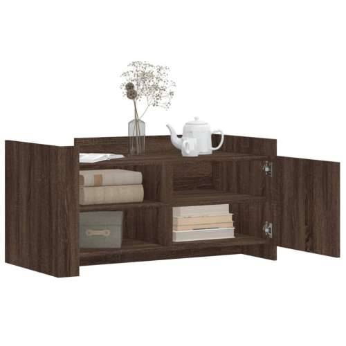 Stolić za kavu boja smeđeg hrasta 100 x 50 x 50 cm od drva - Smeđi hrast 1 100 cm Cijena