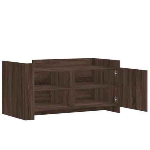Stolić za kavu boja smeđeg hrasta 100 x 50 x 50 cm od drva - Smeđi hrast 1 100 cm Cijena
