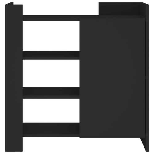 Komoda crna 73,5x35x75 cm od konstruiranog drva - Crna 1 Cijena