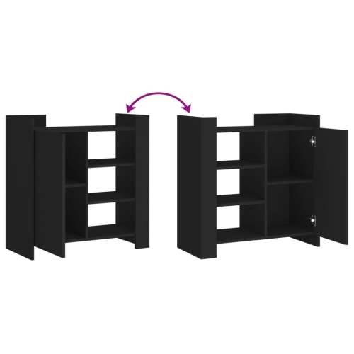 Komoda crna 73,5x35x75 cm od konstruiranog drva - Crna 1 Cijena