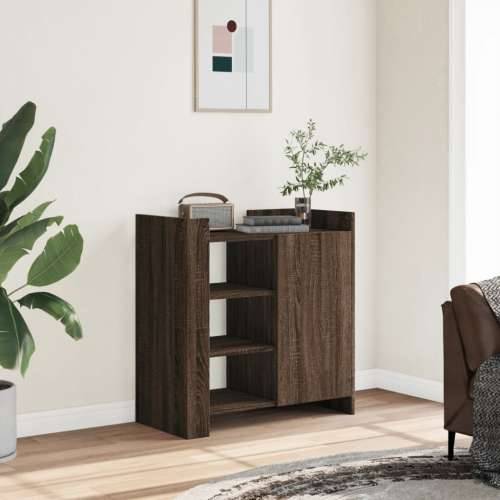 Komoda boja smeđeg hrasta 73,5x35x75 cm konstruirano drvo - Smeđi hrast 1 Cijena