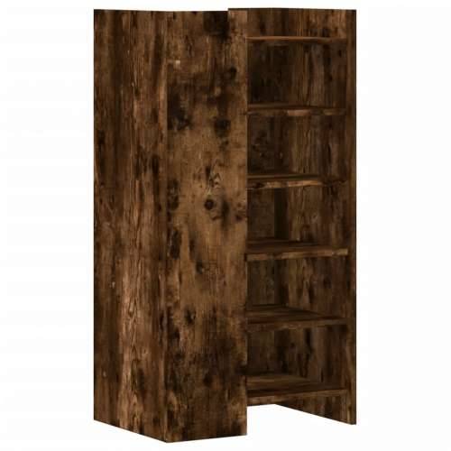 Ormarić za cipele boja hrasta 52x37,5x100 cm konstruirano drvo - Dimljeni hrast 1 Cijena