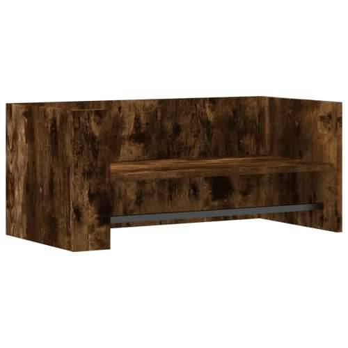 Zidna polica smeđa boja dimljenog hrasta 70,5x35x30,5 cm drvena - Dimljeni hrast 70.5 x 35 x 30.5 cm 1 Cijena