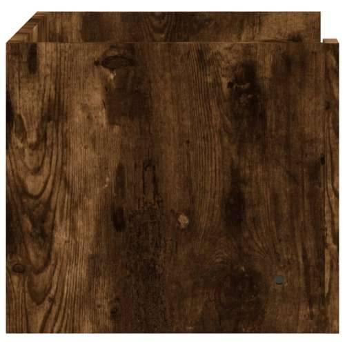 Zidna polica smeđa boja dimljenog hrasta 70,5x35x30,5 cm drvena - Dimljeni hrast 70.5 x 35 x 30.5 cm 1 Cijena