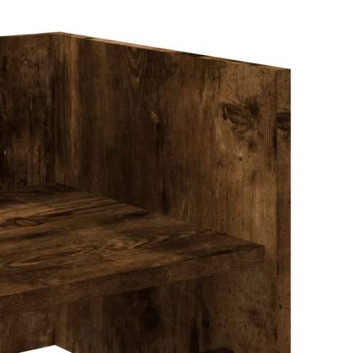 Zidna polica smeđa boja dimljenog hrasta 70,5x35x30,5 cm drvena - Dimljeni hrast 70.5 x 35 x 30.5 cm 1 Cijena