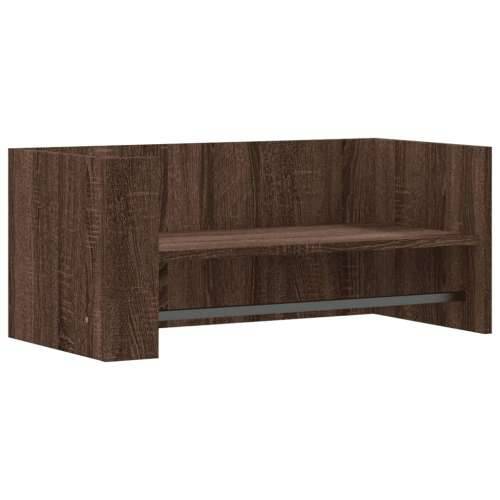 Zidna polica smeđa boja hrasta 70,5 x 35 x 30,5 cm drvena - Smeđi hrast 70.5 x 35 x 30.5 cm 1 Cijena