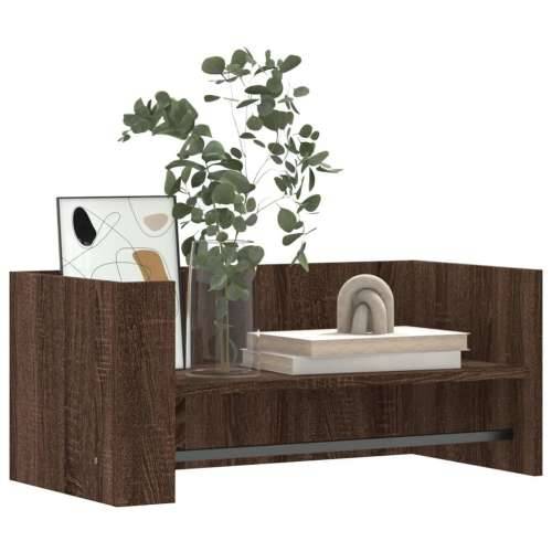 Zidna polica smeđa boja hrasta 70,5 x 35 x 30,5 cm drvena - Smeđi hrast 70.5 x 35 x 30.5 cm 1 Cijena