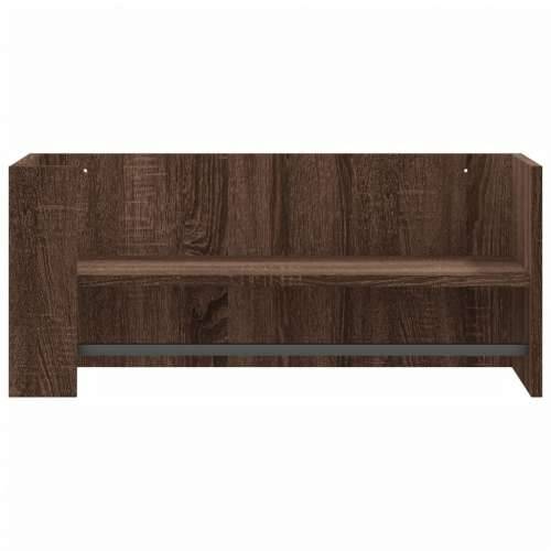 Zidna polica smeđa boja hrasta 70,5 x 35 x 30,5 cm drvena - Smeđi hrast 70.5 x 35 x 30.5 cm 1 Cijena