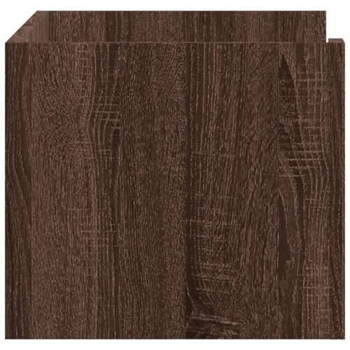 Zidna polica smeđa boja hrasta 70,5 x 35 x 30,5 cm drvena - Smeđi hrast 70.5 x 35 x 30.5 cm 1 Cijena