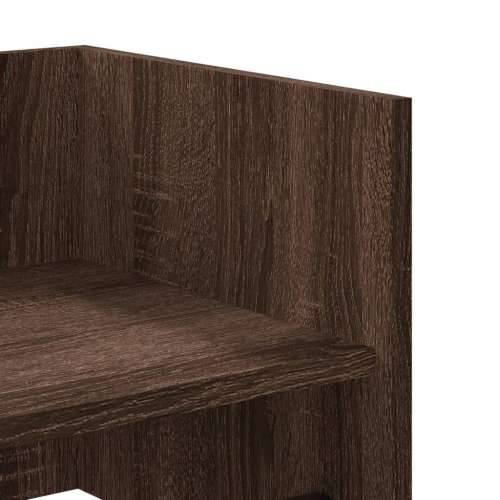 Zidna polica smeđa boja hrasta 70,5 x 35 x 30,5 cm drvena - Smeđi hrast 70.5 x 35 x 30.5 cm 1 Cijena