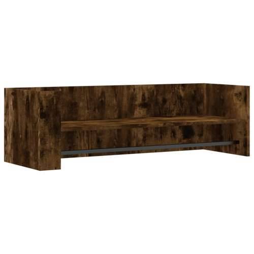 Zidna polica boja hrasta 100x35x30,5 cm od konstruiranog drva - Dimljeni hrast 100 x 35 x 30.5 cm 1 Cijena