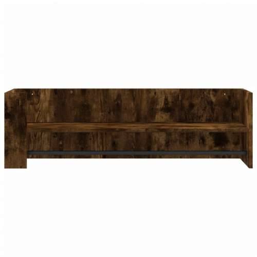 Zidna polica boja hrasta 100x35x30,5 cm od konstruiranog drva - Dimljeni hrast 100 x 35 x 30.5 cm 1 Cijena